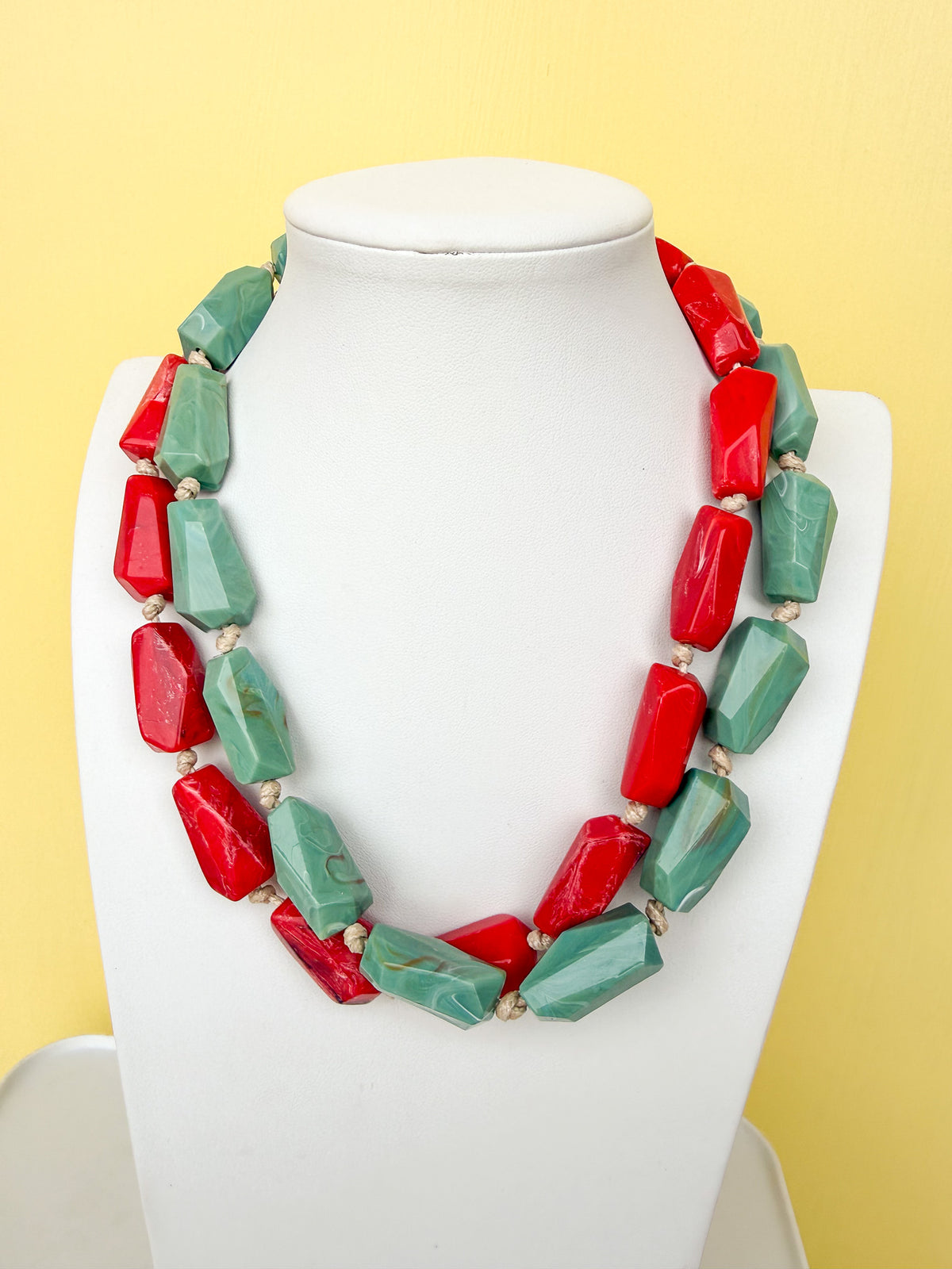 Faceted Bead Necklace - 30mm - N0017