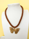 Butterfly Rope Necklace - N0002