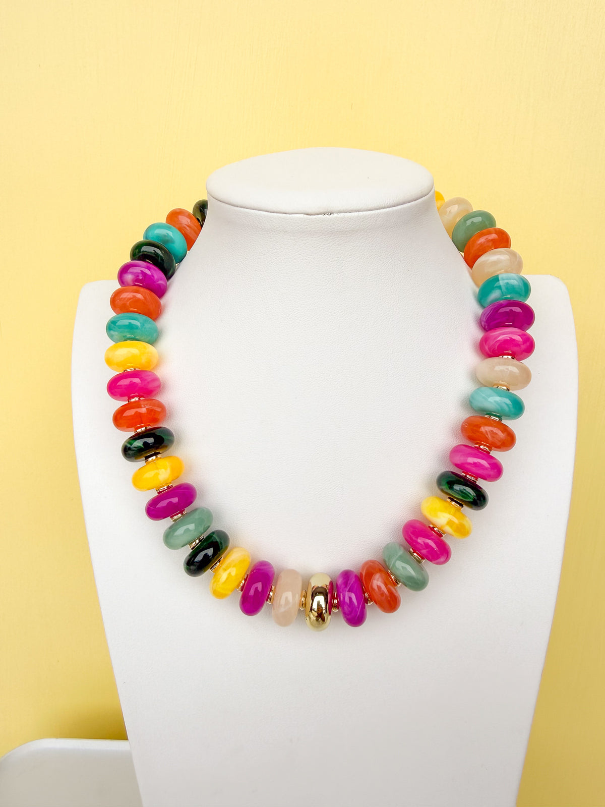 Chunky Beaded Necklace - 20mm - N0003